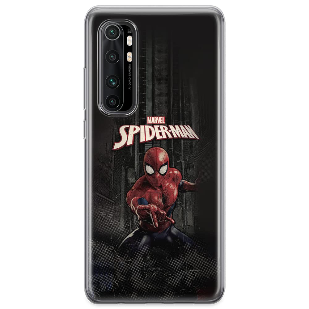 ERT GROUP mobile phone case for Xiaomi MI NOTE 10 Lite original and officially Licensed Marvel pattern Spider Man 007 optimally adapted to the shape of the mobile phone, case made of TPU