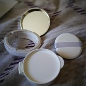 3 Leere Puderboxen Mit Pinsel & Spiegel – Wiederverwendbar Für Make-up Unterwegs