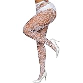 Gulinala Women Lace Tights Punk Bat Print Fishnet Lace Stockings Sexy Pantyhose Leggings