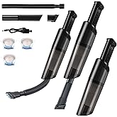 Xquyk Handheld Vacuum Cleaner Cordless, Lightweight 1.5 lb, 3600Pa Suction, 50W Motor, Type-C Rechargeable, Bagless HEPA Filter, 20 Min Runtime for Car, Sofa, Home, Pet Hair(Black)