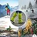 MOON LENCE Waterproof Compact Climbing Leg Gaiters, Breathable Outdoor Hiking Leggings Nylon Cloth Dust-Proof Gaiters Snowshoeing for Walking Climbing Hunting Backpacking