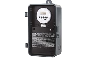 NSi Industries TORK DTU40 Indoor/Outdoor, 7-Day 40-Amp Universal Multi-Volt Digital Appliance Timer - 24-Hour Programming - Multiple On/Off Settings - 120-277-Volt - Compatible with Incandescent/Compact Fluorescent/LED - Automatic Voltage Detection
