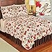 Collections Etc Fall Chickadees on Branches with Leaves All Over Reversible Quilt