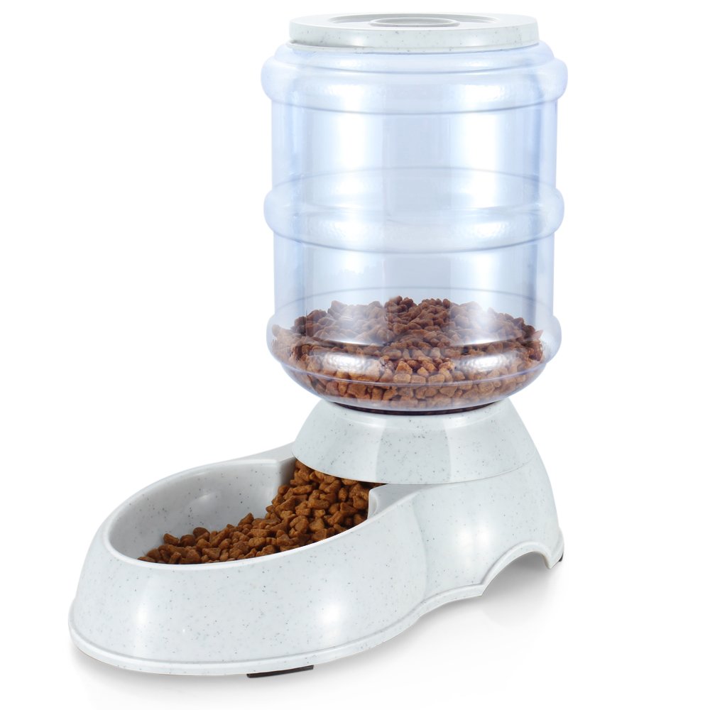 Pet Feeder Food Dispenser Station Replenish for Dog Cat Automatic