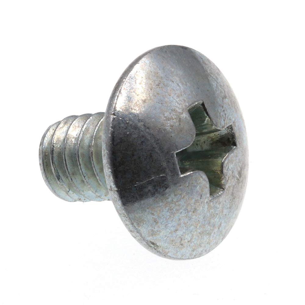 PRIME-LINE 9006685 Machine Screws, Truss Head, Phillips/Slotted Combination Drive, #8-32 X 1/4 in, Zinc Plated Steel, 100-Pack