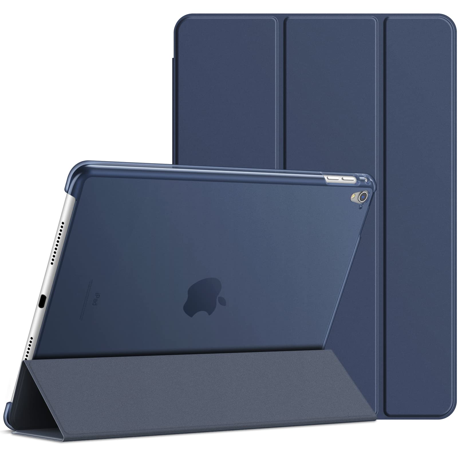 JETech Case for iPad Pro 9.7-Inch 2016 (Old Model), Slim Stand Hard Back Shell Cover with Auto Wake/Sleep (Navy)