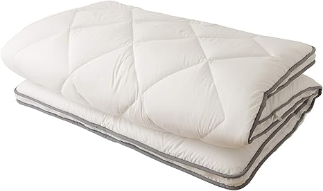 Amazon Co Jp ナイスデイ Teijin 帝人 快適清潔シリーズ 敷き布団 ホワイトダブル 汚れた面だけ洗える 極厚10cm 3層 ボリューム しっかり 固綿入 おねしょ対策 ホーム キッチン