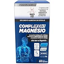 Complex Magnésio 3 em 1 Health Labs 60 Cápsulas | Amazon.com.br