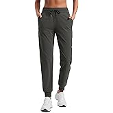 CRZ YOGA Casual Workout Jogger for Women 28.5" - Tapered Lightweight Stretch Athletic Outdoor Pants with Pockets
