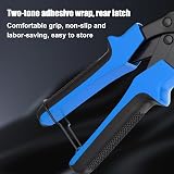 Diyife Leather Hole Punch Upgraded Set Belt Puncher 6 hole sizes 2-4.5mm Blue view 5