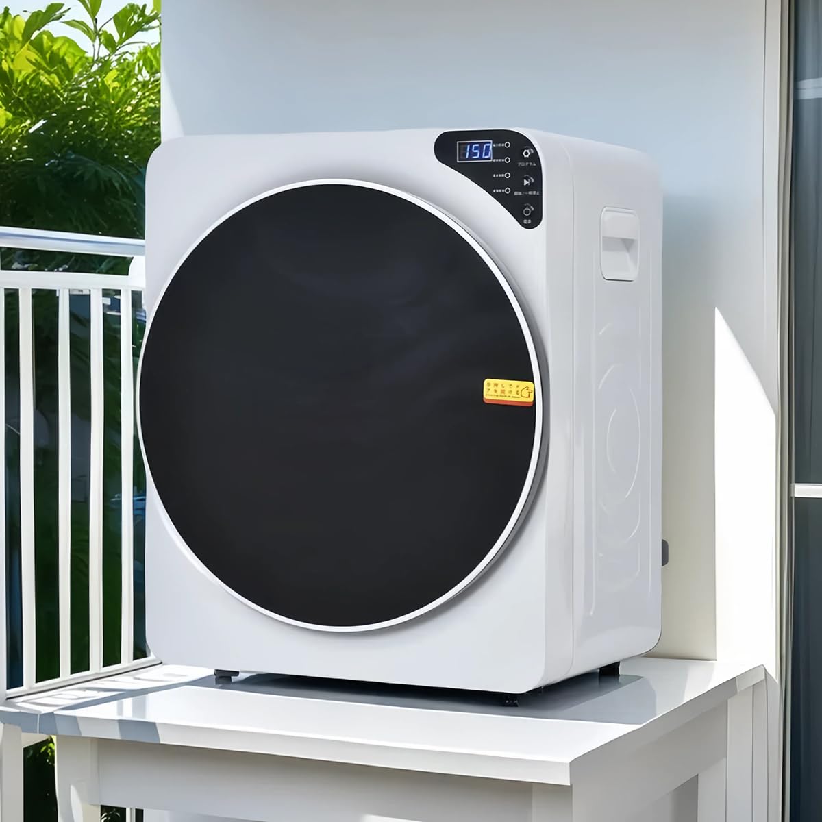 Simpolu 衣類乾燥機 小型 4kg タッチパネル操作 除湿 壁掛け ミニ 自動モード 静音 靴乾燥 高温除菌 湿気取り 布団乾燥機 LED液晶ディスプレイ 一人暮らし 梅雨 湿気 花粉 家庭用 ウール 完成品 (タイプ C、ホワイト)商品画像