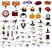 59Ct Halloween Photo Booth Props - Creepy Zombie/Vampire/Trick or Treat Party Supplies Decorations