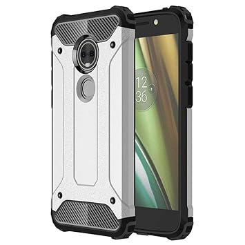 Motorola Moto E5 Play / Motorola Moto E5 Hülle, [Doppelschicht] [Heavy-Duty-Schutz] Hybrid Stoßfest Schutzhülle Handyhülle Ca