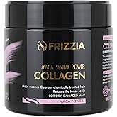 Frizzia ULTRA Collagen Hair Mask, EASY to use. With argan oil and maca. Hydration and shine, anti-frizz treatment for dry and damaged hair, professional smoothness, 500 ml