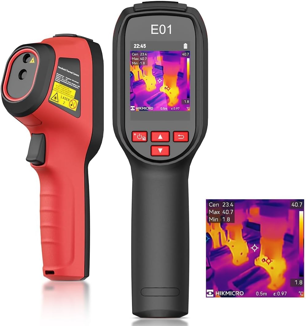 HIKMICRO E01 Thermal Camera 240x240 SuperIR Portable Infrared Imager Laser