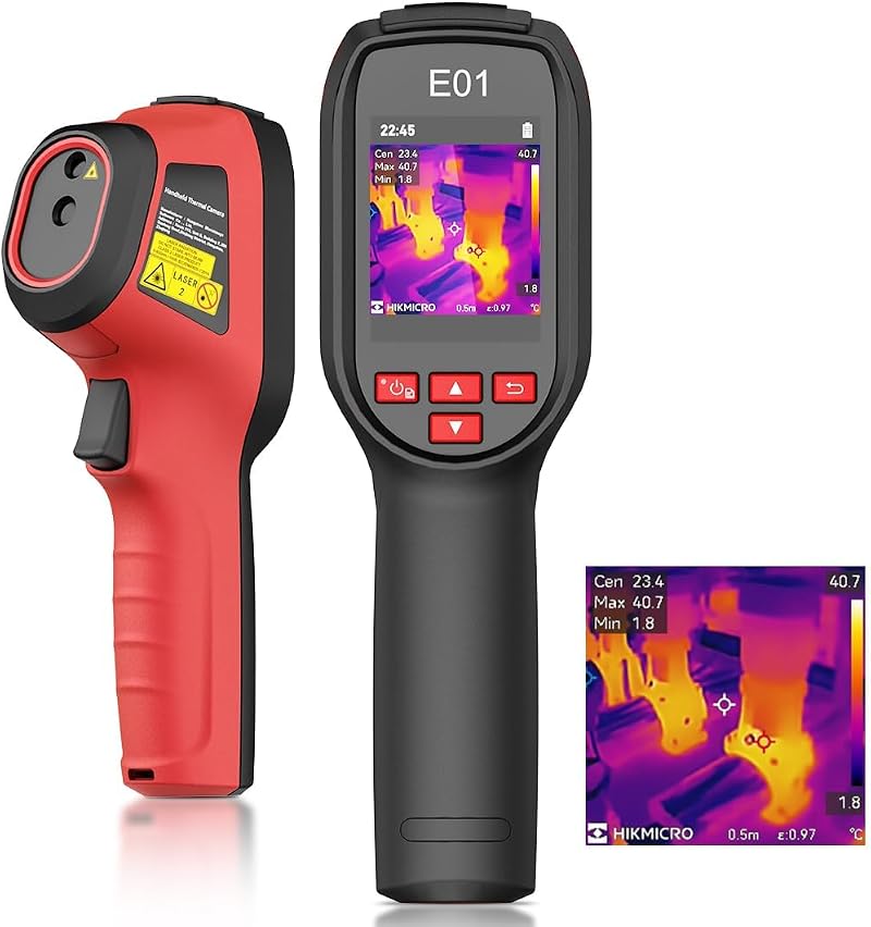 HIKMICRO E01 Thermal Camera 240x240 SuperIR Portable Infrared Imager Laser