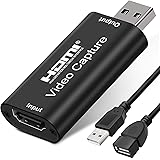 AMZHRLY 4K HDMI to USB 2.0 Video Capture Card 1080P