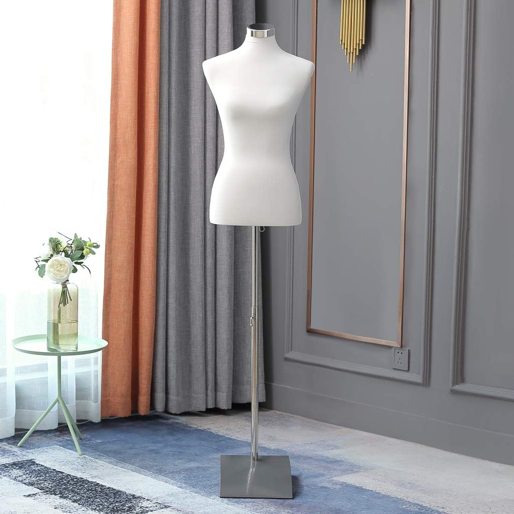 Loywe Schneiderpuppe Damenbüste Büste Torso Gr.36/38 LW6020(Weiss)