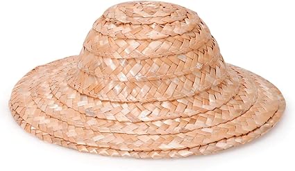 white straw hats bulk