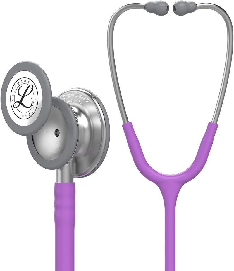 Littmann Classic III Monitoring Stethoscope Lavender Tube 27 inch 5832