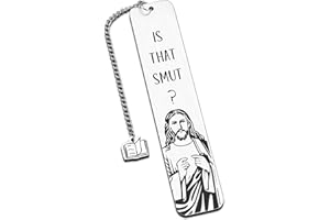 DELUJOUBERST Funny Nerd Gifts Bookmark for Book Lovers Christmas Gifts for Women Men Readers Gag Bookish Reading Gifts for Best Friend Book Accesories for Book Nerd Christian Easter Gift for Adults Birthday Gift