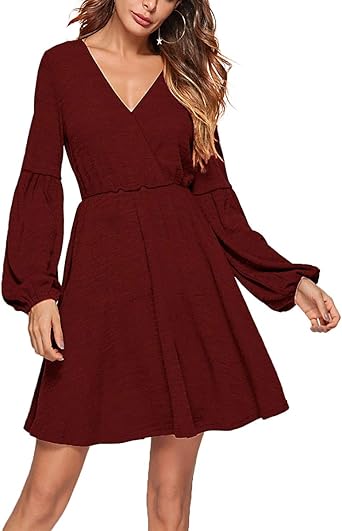 red sweater swing dress
