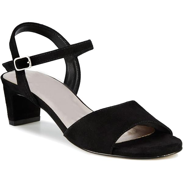 Amazon.com | ROS Hommerson Lydia Womens Dress Sandal Black Suede