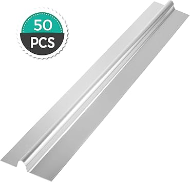 Happybuy 4ft 1 2 Pex Heat Transfer Plates 50 Box Aluminum Heat Transfer Plates For Radiant Heating Amazon Com