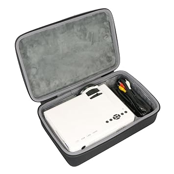 Co2Crea Hard Travel Case for Ragu Z400 1600 Lumens Mini Portable Projector Home Entertainment Video Projecto