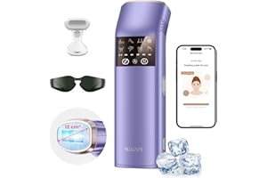 SALLOOT IPL Laser Hair Removal for Women and Men,Hyper Triple-Pulse, 37°F Full-Screen Sapphire Ice-Cooling Painless, Permanent Home Professional Hair Removal Device with Smart App,Trinity iGlow 10