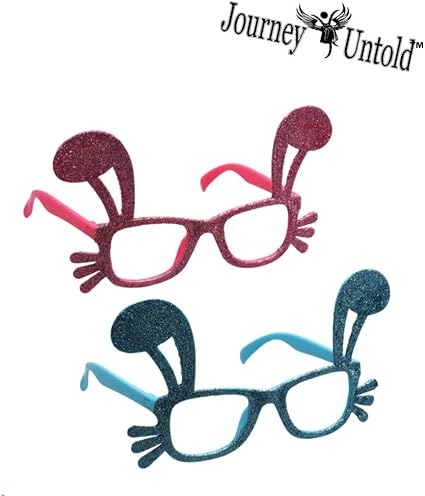 Easter Bunny Costume Glasses Pink Bunny 