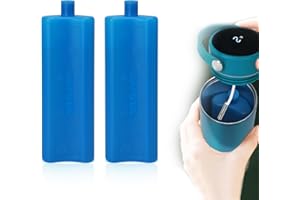 YOUSHARES Ice Packs for Insulin Cooler Travel Case, TSA Approved Ice Box for Medicine Travel Cool Bag, Keep Insulin Pen Cooling 24h for Diabetic Supplies (2PCS)