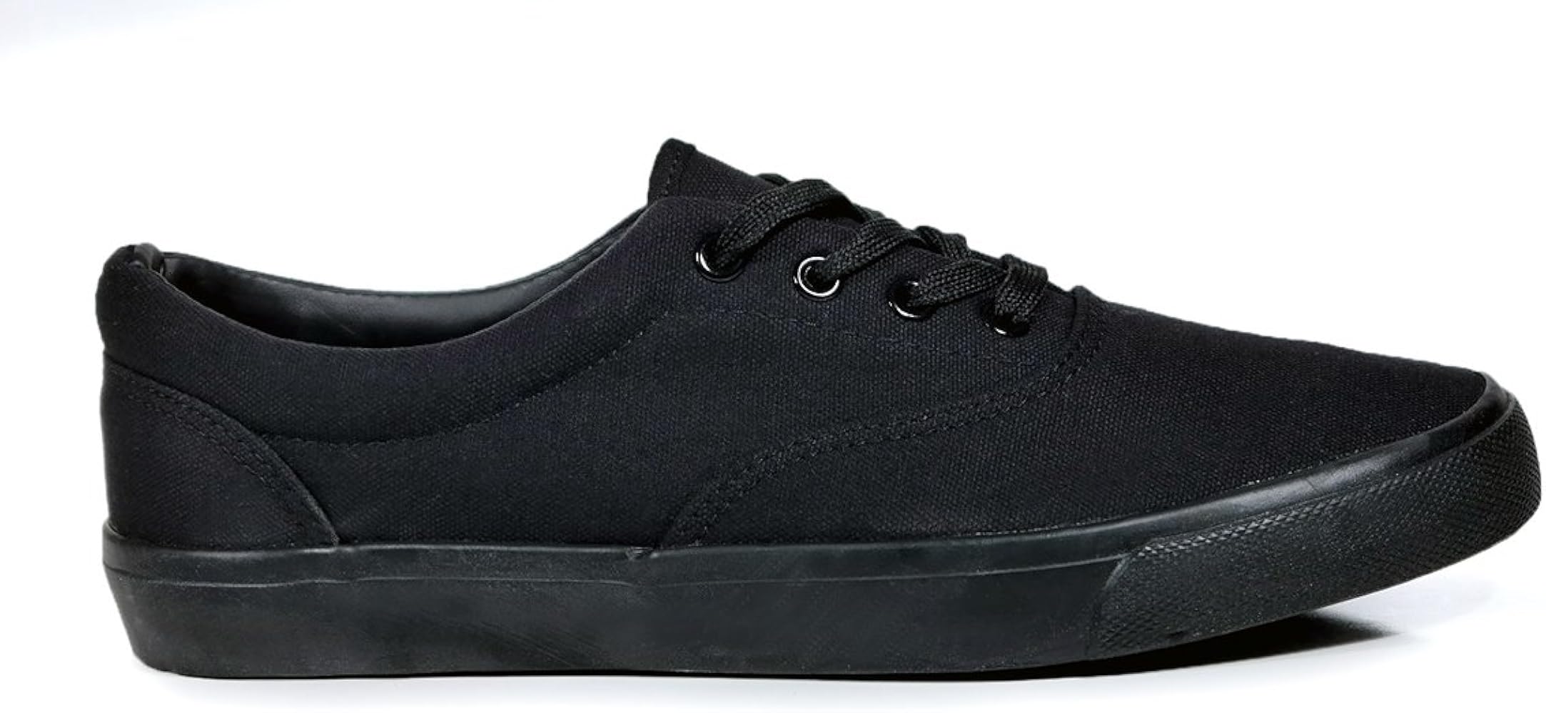 mens all black canvas shoes