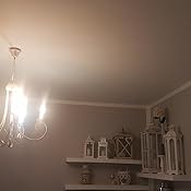 ONLI Pompei kroonluchter met lampenkap, wit