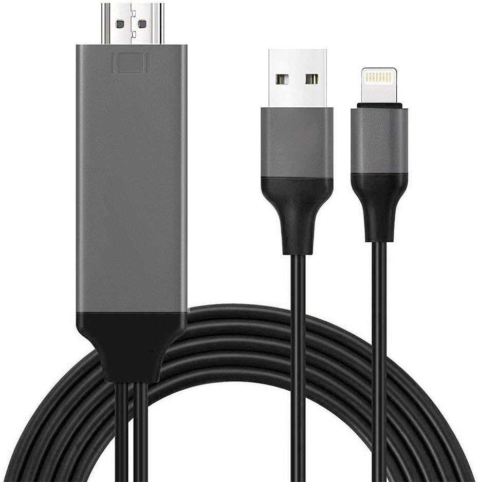 Amazon 最新 iOS 14対応 Lightning iPhone HDMI 変換ケーブル iPhone/iPad/iPod HDMI