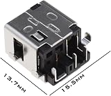 eMagTech 2PCS DC Power Jack Socket Charging Port for SAMSUNG NP550P7C NP300V5A view 4