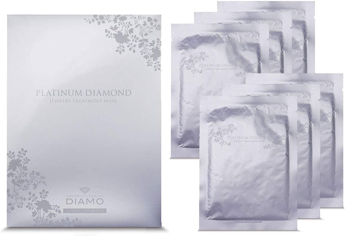 Amazon Co Jp Diamo Platinum Diamond ディアモ シートマスク プラチナ ダイヤモンド Jewelry Treatment Mask シューズ バッグ