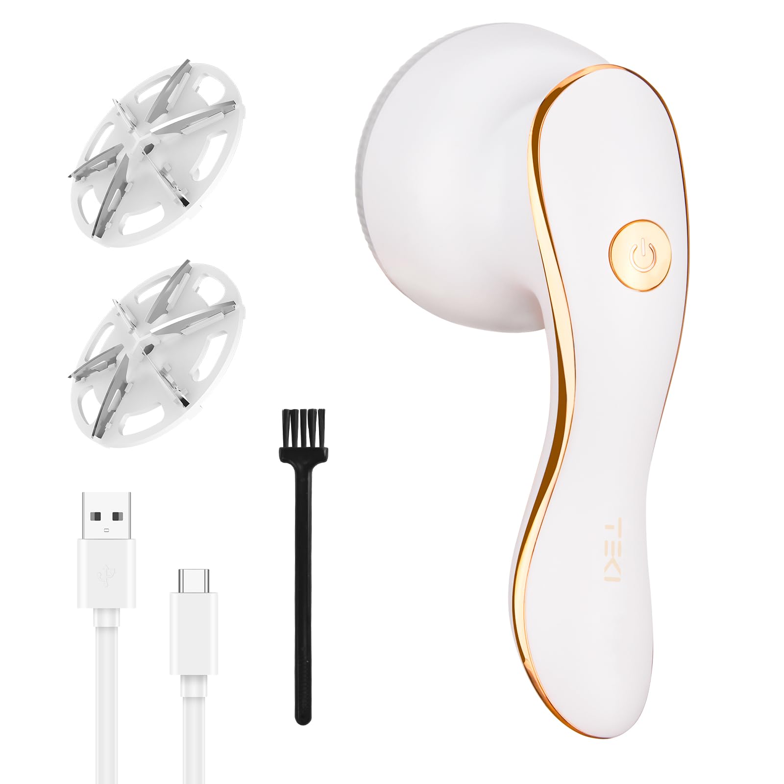 Photo 1 of Fabric Shaver, Lint Remover for Clothes Sweater Shavers to Remove Pilling, Fuzz On Couch and Furniture,2 Replacement 6-Leaf Blades and Safety Lock Protection