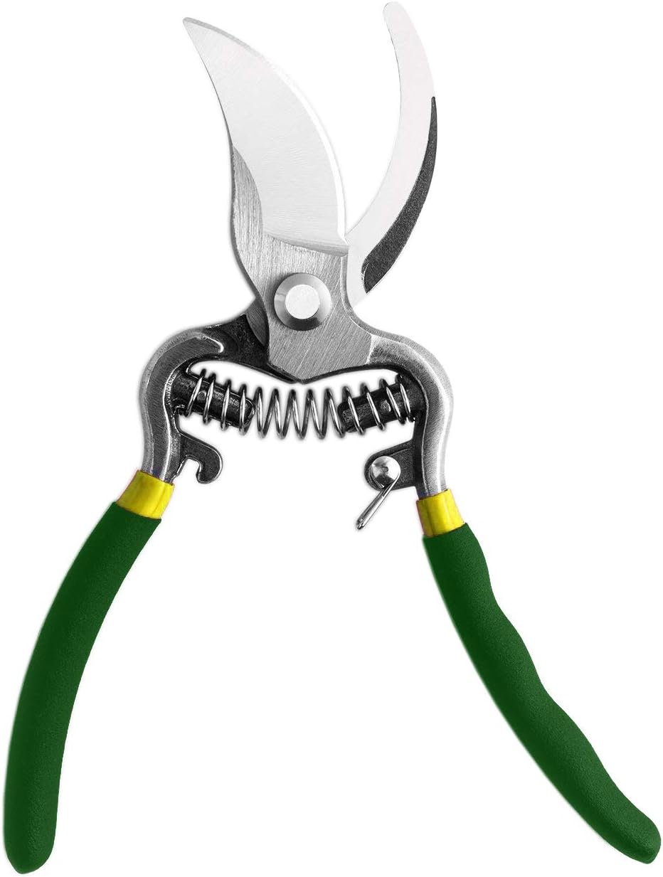 78SHEARS 8.5" Steel Pruning Shears Gardening Hedge Trimmer, 1" Height, 2.25" Width, 8.25" Length