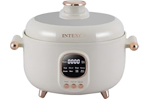 4L Multifunctional Electric Pressure Cooker, 1000W Cooker with LED Display, Non-Stick Inner Pot, Automatic Pressure Release &