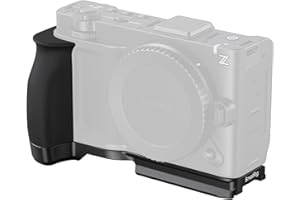 SmallRig L-Shape Handle for Nikon ZR with Ergonomic Silicone Grip, 1/4"-20 Thread Hole, Built-in Quick-Release Plate for Arca
