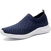 TIOSEBON Women's Athletic Walking Shoes Slip On Casual Mesh-Comfortable Tennis Workout Sneakers