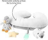 Nuby Stimulating Interactive Baby Tummy Time Pillow Penguin 0M+ view 2