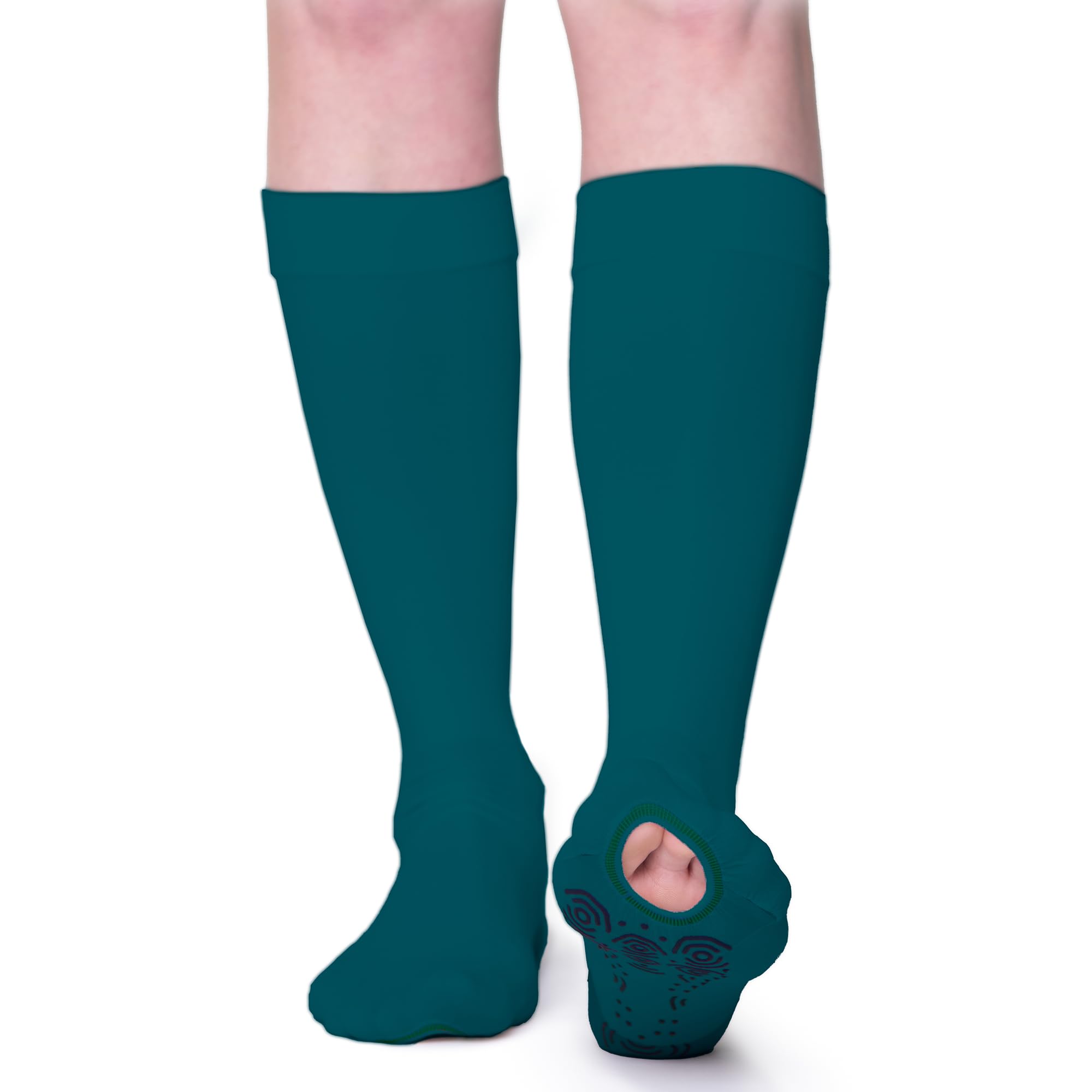 FITLEGS AES Grip, Below Knee - Small - Teal