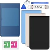 Eonpam Back Cover Glass for Google Pixel 8 Pro GC3VE G1MNW (Under Black) | Original quality back glass replacement rear glass battery cover back cover replacement with repair kit.