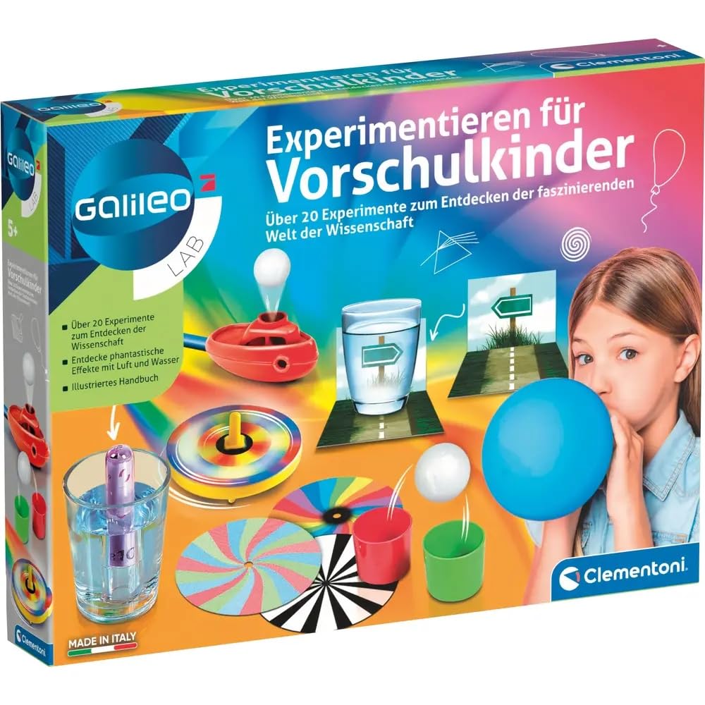 Clementoni Galileo-Experimentieren for Vorschulkinder