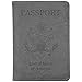 KINGMAS Passport Holder Cover, Unisex Travel Passport Wallet Case With RFID Blocking