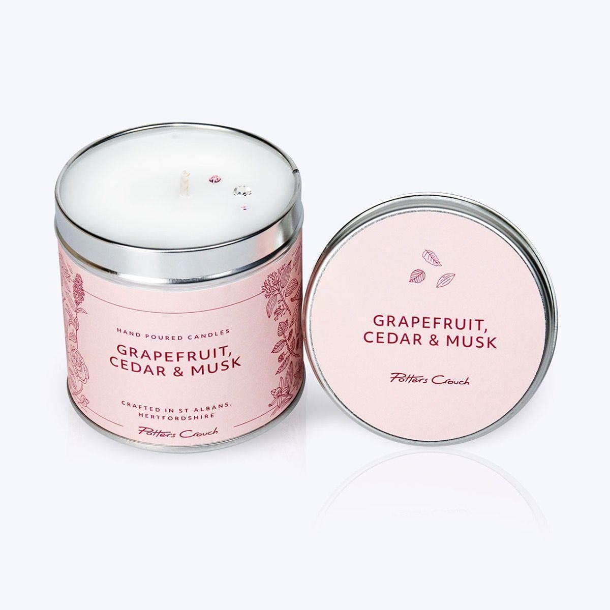 Potters Crouch - Grapefruit, Cedar & Musk Candle