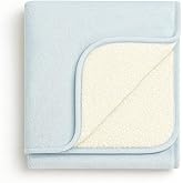 Ultra Plush 30x40 Super Soft Sherpa Baby Blanket, Durable, Machine Washable, Gentle on Baby's Skin - Ideal Baby Blankets for Boys & Girls, (Cloud Blue)