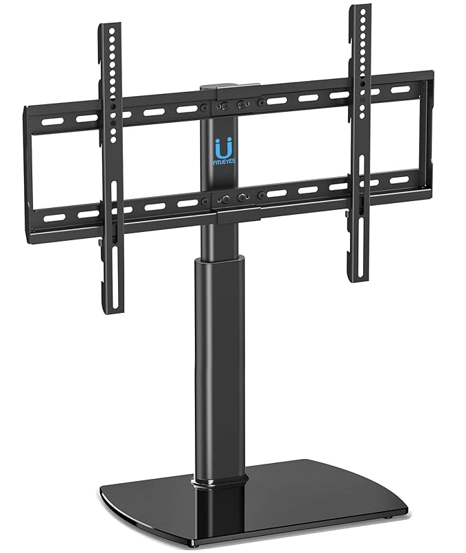 Fitueyes Universal TV Stand/Base Swivel Tabletop TV Stand with Mount